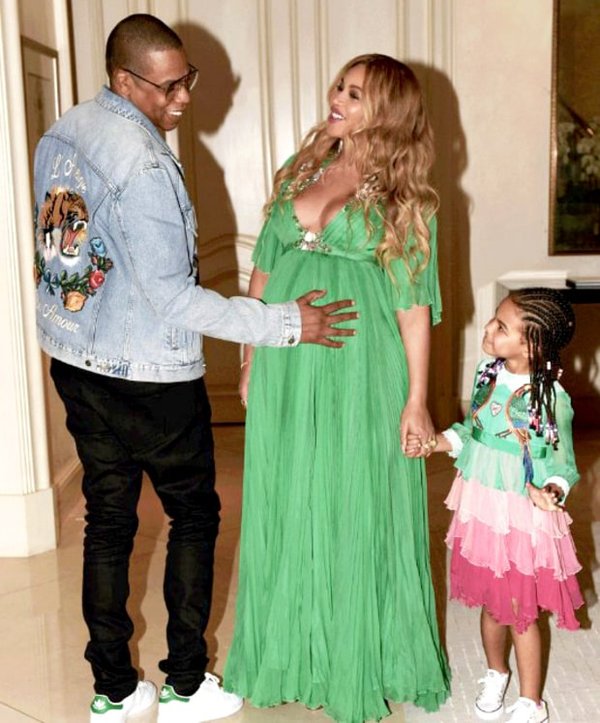 Jay Z, Beyonce và Blue Ivy 