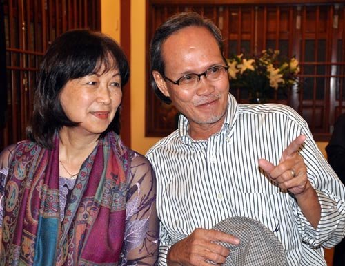 Bà Bích Diễm trong lần trở lại Việt Nam gần nhất