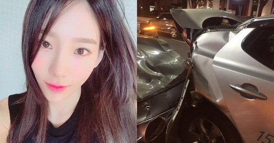 Taeyeon gây tai nạn xe hơi liên hoàn
