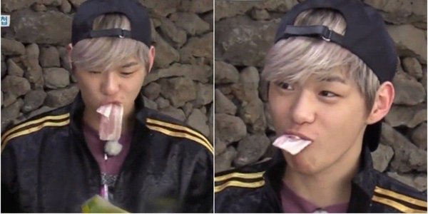 Kang Daniel khiến fan hoang mang với sở thích ăn thịt xông khói sống