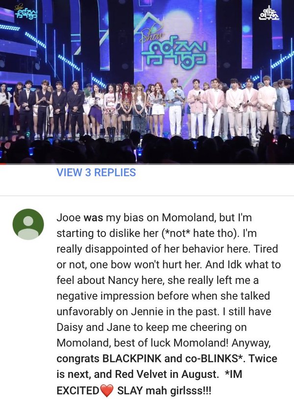 Nancy và JooE bị chỉ trích vì thái độ lồi lõm trên sân khấu