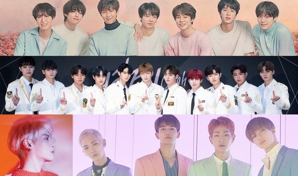 10 idolgroup có tổng doanh thu album cao nhất nửa đầu 2018
