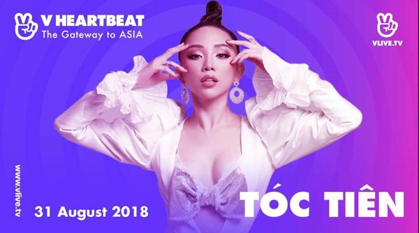 Tóc Tiên biểu diễn tại V Heartbeat Live